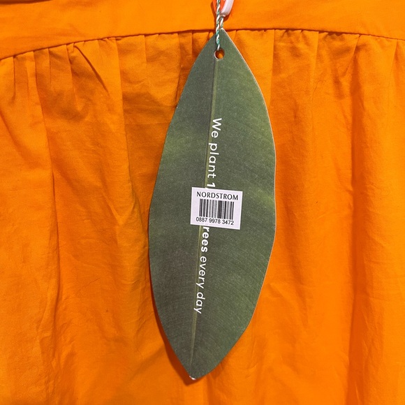 NWT Farm Rio Sleeveless Maxi Dress in Orange, Size L. - Picture 9 of 14